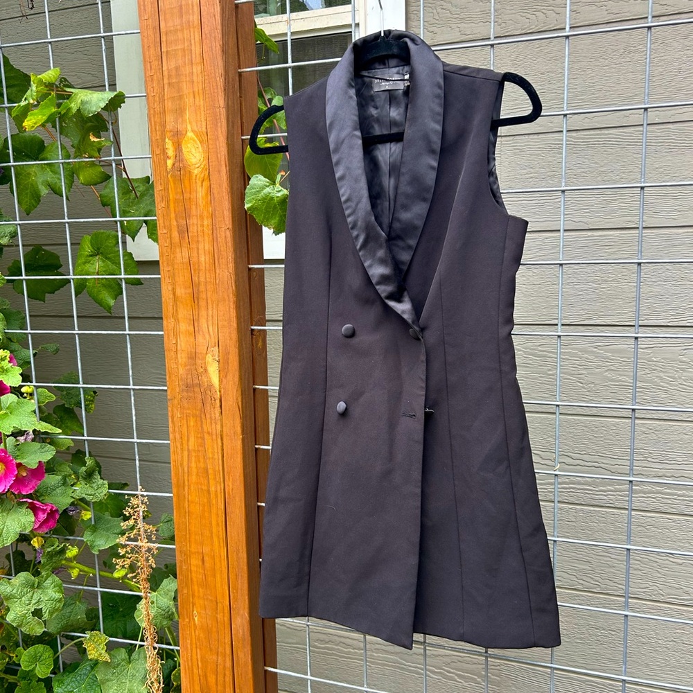 Dress forum black suit jacket mini dress